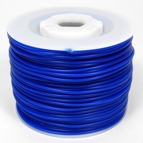 Round blue wax wire - wire, spool