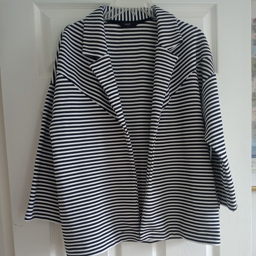 Next black white striped - black,