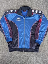 Barcelona Kappa 1995/97 Football Track Jacket Top - Size UK Men's M