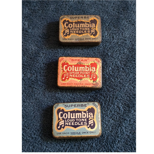 Columbia gramophone needle - columbia, 3x