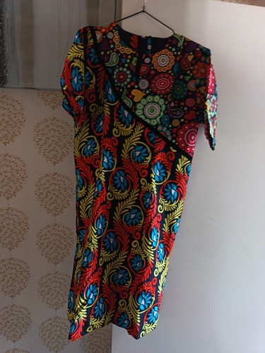 Women short dress - dress, ankara