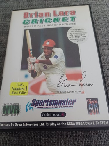 Brian lara cricket sega - -, mega