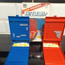 Vintage Travel Battleship Game