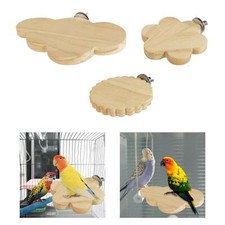 Bird Perch Stand Wooden Parrot