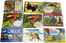 Vintage Brooke Bond tea card books 9 (2 incomplete)