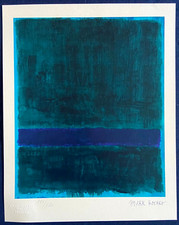 Mark Rothko Lithograph COA