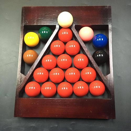 Wood billiard ball triangle - wood,