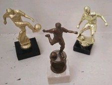 Football Trophies Medals Bundle 6 Individual Awards Blank Excellent Condition