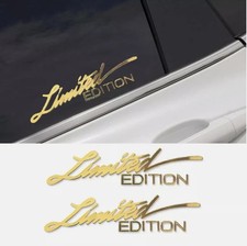 2x GOLD LIMITED EDITION 3D Car