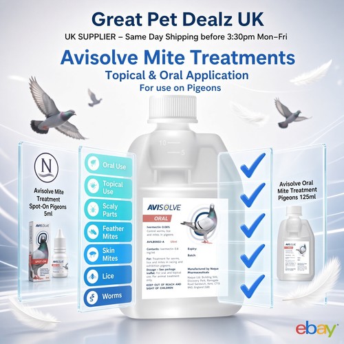 Anti parasite treatment pigeon - parasite,