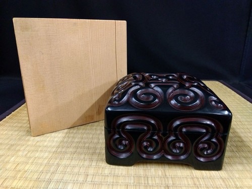 Japanese guri style carved - japanese,