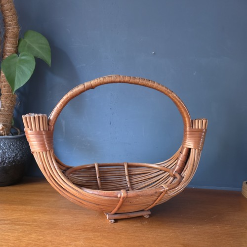 Vintage basket hand crafted - basket,