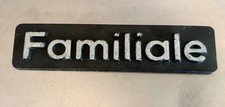 Citroen Familiale car badge