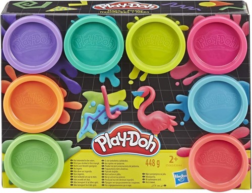 Play doh pack - 8, modelling