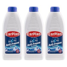 CarPlan BSA001 Blue Star Antifreeze & Coolant Concentrate Down To -36C 1L x 3
