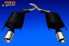 Twin Exhaust Back Box Silencer