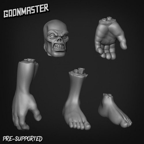 Body parts basing - parts,