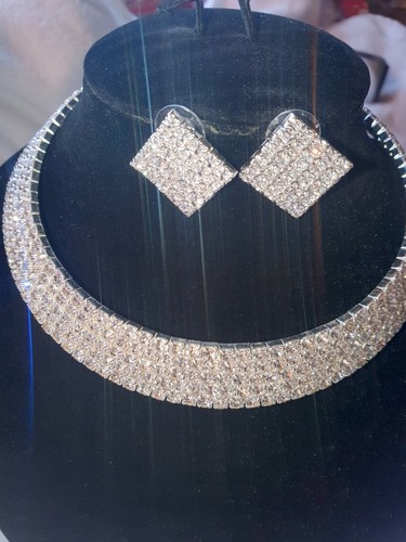 Silver colour diamante - , 5