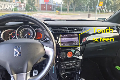 Citroen ds3 touch screen - screen, for