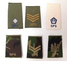 SPS Staff and Personnel Support Rank Slides Various Ranks & Colours Used
