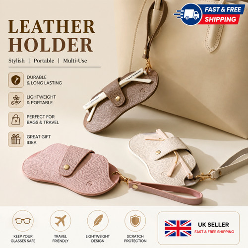 Soft leather glasses - soft, pouch