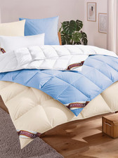 Häussling Down Comforter 135x200 - Bleu - OEKO-TEX Certified - Downpass Tested