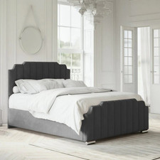 Art Deco Panel Crown Bed Frame