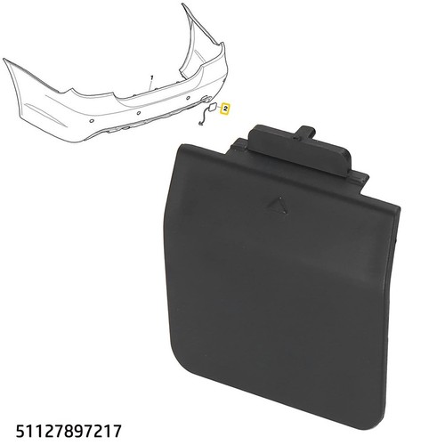 Replacement rear bumper hook - rear,