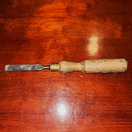 Vintage woodworking chisel - vintage,