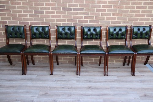 Chesterfield dining chairs - dining,