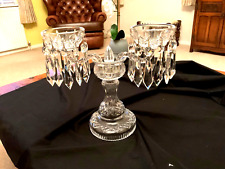 waterford crystal  Lismore 2 arm  candelabra
