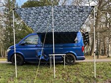 Campervan Caravan Awning sun canopy  by WILD EARTH DELUX SET 2.4m x 3m Camo Grey
