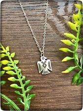 NEW Silver Colour Eagle Hawk Bird Birds Native American Indian Totem Necklace