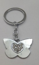 Diamante Key Rings Butterfly And Other Models 