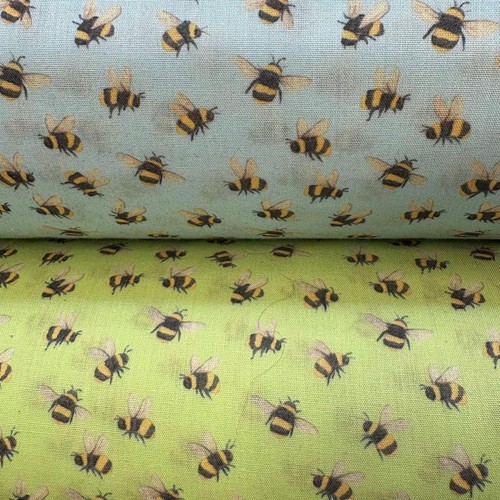 Teeny bee polycotton fabric - teeny,