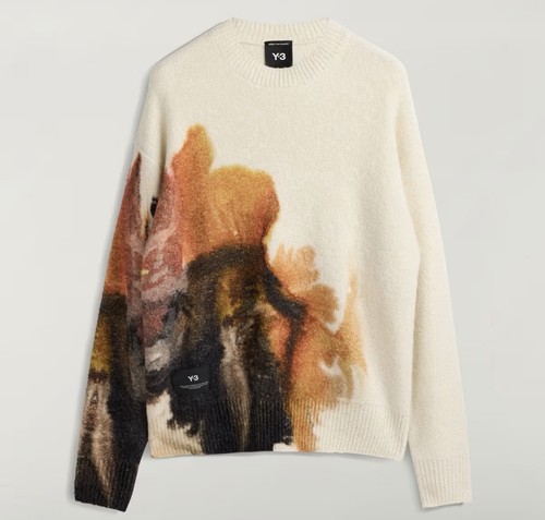 Aop knit crew - knit,