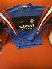 Original Rangers Adidas Sweatshirt Training Top 94/95 Season Size L42/44 inch