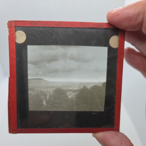Glass magic lantern slide - magic,