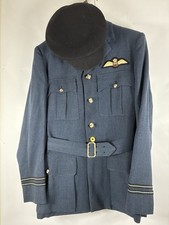 RAF Mens Officers Uniform inc. Cap, Tie, Trousers & Blazer Pilot WW2