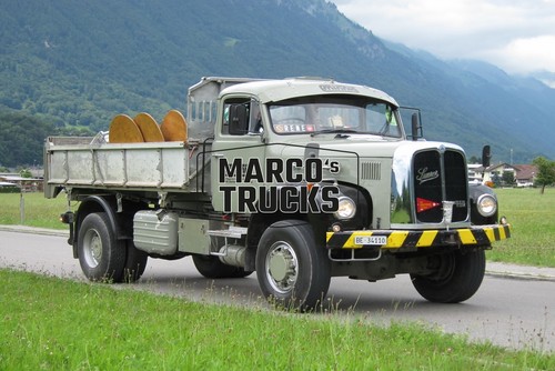 Truck photo saurer tipper - truck,