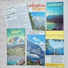 Vintage Swiss Travel Brochures