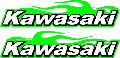 Kawasaki logo motorcycle flame