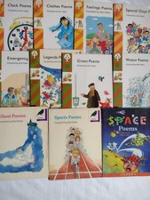 11 x Oxford Reading Tree stages 5-8 + 11 set poetry books John Foster Space poem
