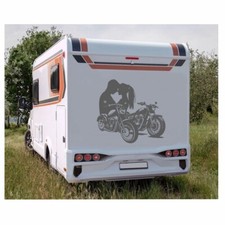 Biker Love Couple Motorhome