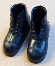 VINTAGE ACTION MAN ORIGINAL RUBBER LACE UP BOOTS PALITOY 