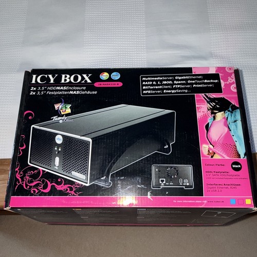 Icy box nas4220 2 - box, ib-nas4220-b