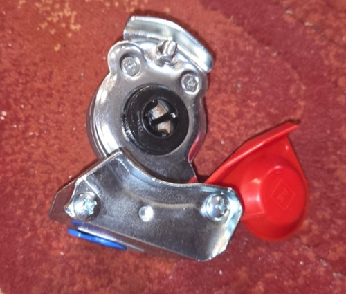 Pair red m16 palm couplings - of,