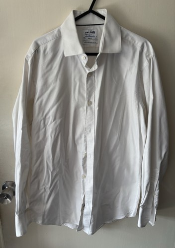 Lewin white shirt - t,