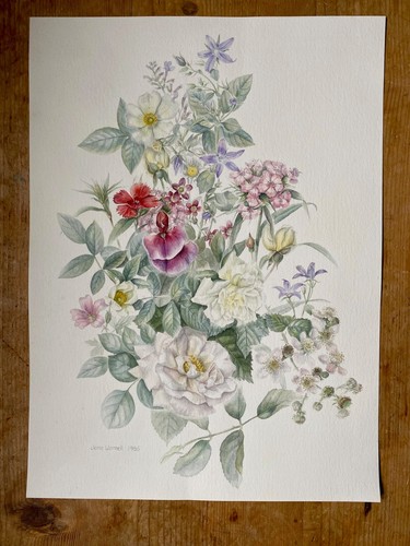 Flower painting watercolour - flower,