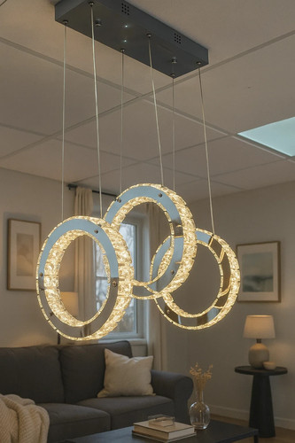 Led crystal chandelier - led,